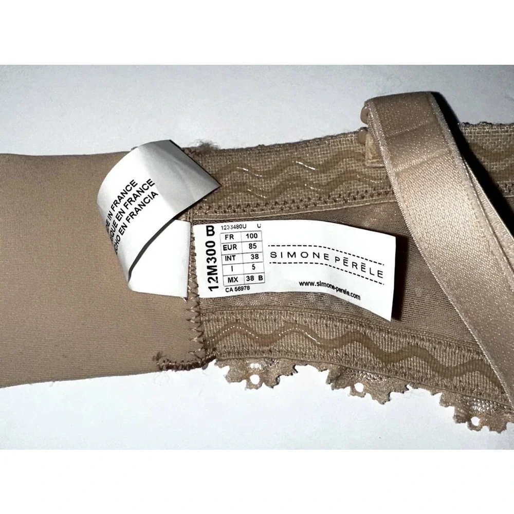 Simone Perele Nude Balconette Bra Size‎ 38A - Picture 3 of 3